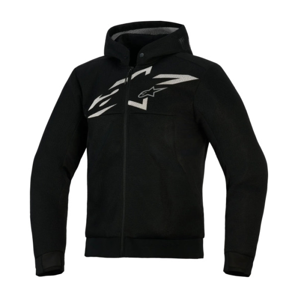 Alpinestars Alpinestars Chrome Superairflow Men’s Hoodie Black Dark Grey White